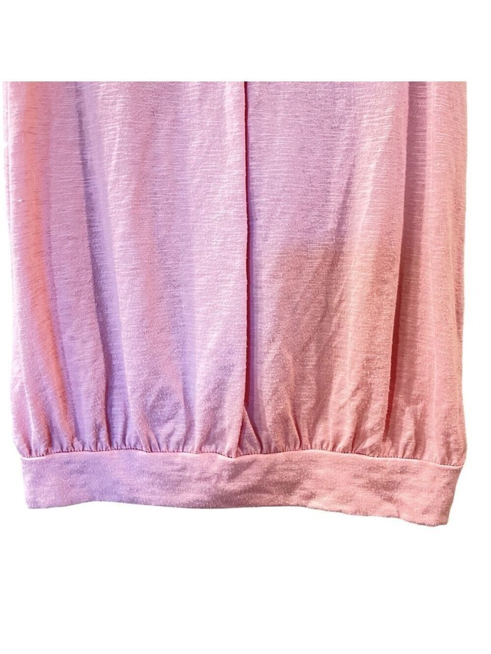 Belle Du Jour Women’s Sleeveless Knit light Pink Top Shirt Blouse Sz Small - Picture 3 of 5